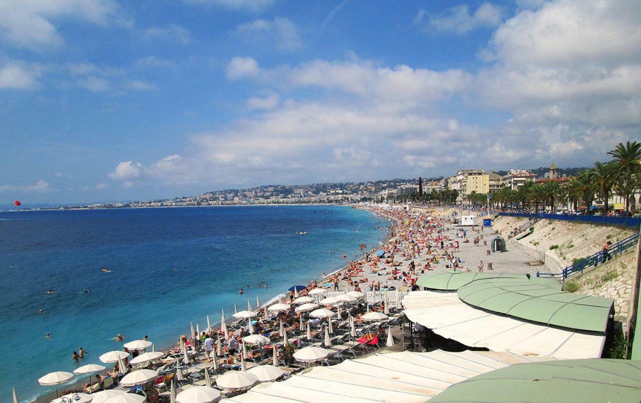 Promenade Des Anglais Vue Mer Nizza Exterior foto
